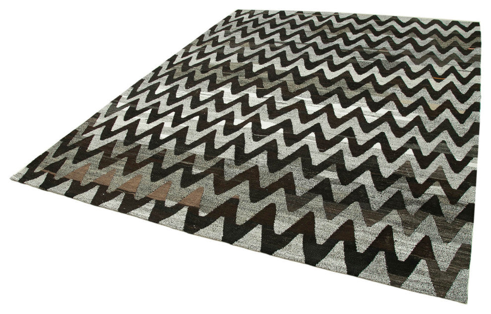 Rug N Carpet - Handwoven Turkish 7' 7'' x 10' 0'' Flatweave Wool Kilim Rug