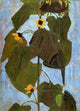 Egon Schiele Sunflower I Premium Canvas Print