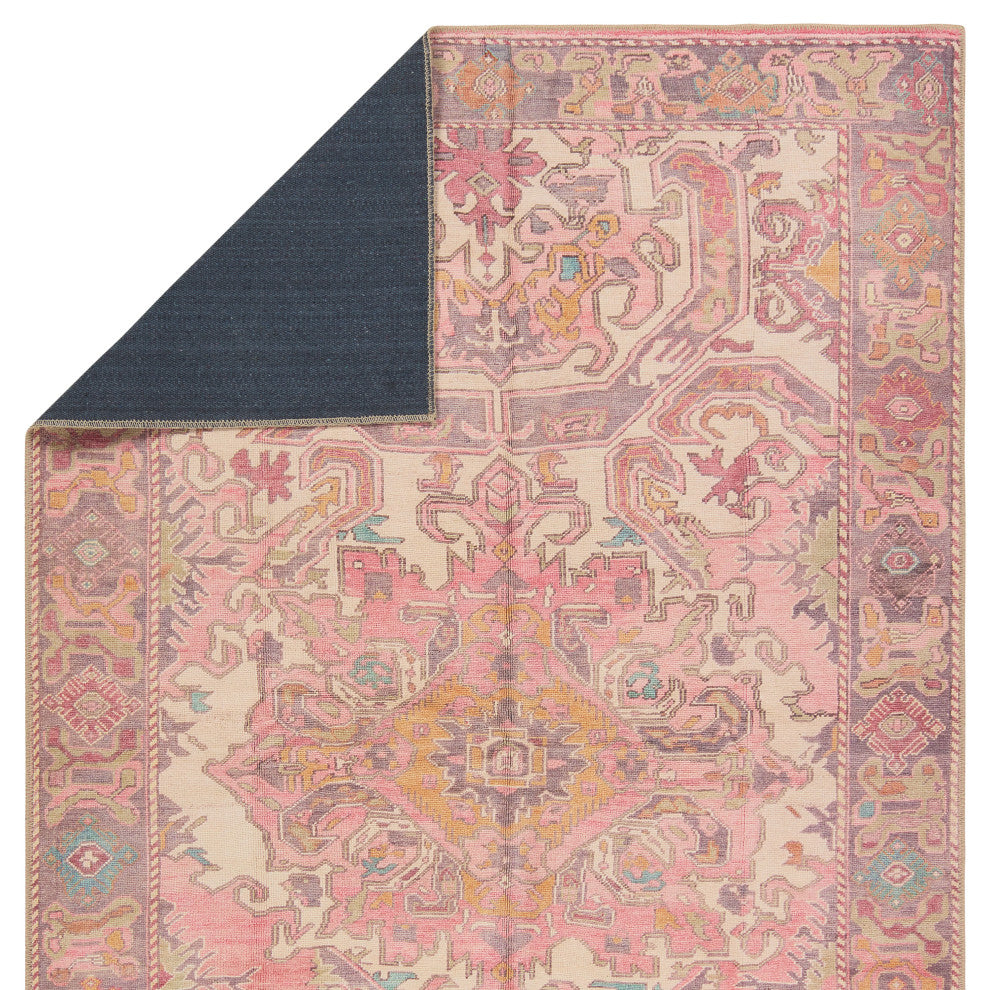 Vibe by Jaipur Living Elanor Medallion Pink/Purple Area Rug 4'X6'
