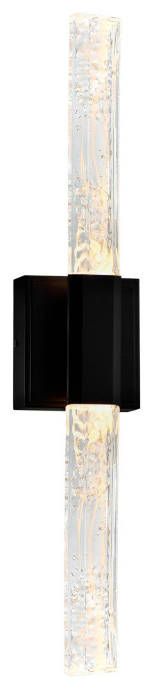 Greta Integrated LED Black Vanity Light