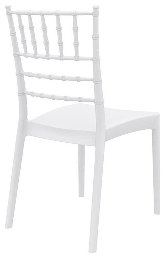 Compamia Josephine Patio Dining Chair in White