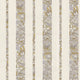 Certosa Lavender Floral Stripe Wallpaper Bolt