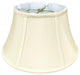 Royal Designs Shallow Drum Bell Bouillotte Lamp Shade, Eggshell, 11x17x10, Singl