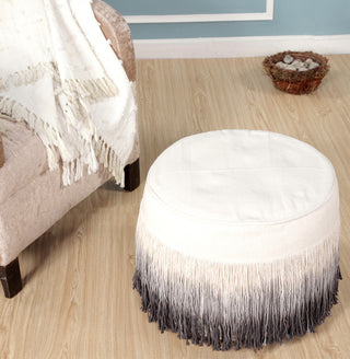 Sophisticated Ombre Pouf