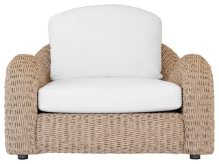 Katalina 3-Piece Patio Poly Hyacinth Conversation Set With White Cushions