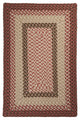 Tiburon TB79 Rusted Rose Indoor/Outdoor Area Rug, Rectangular 8'x11'