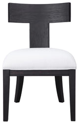 Idris Armless Chair, Charcoal