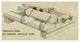 "Improved Mode of Hanging Circular Saws" Print by Inventions, 32"x17"