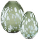 Hana Green Vase, 2-Piece Set