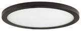 Maxim 58736 Wafer 15"W Disc LED Panel - 3000K - 3000 Lumens - White / Bronze