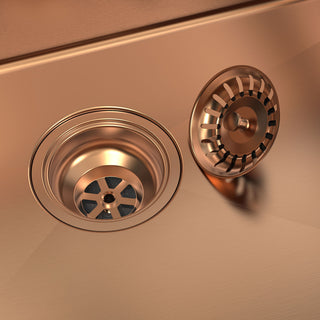 HIGOLD 30 inch Workstation Kitchen Sink with Cutting board, Rose Gold