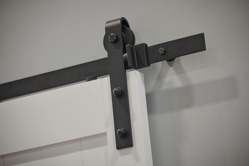 Millbrooke H Style PVC White Barn Door, 42" X 84"
