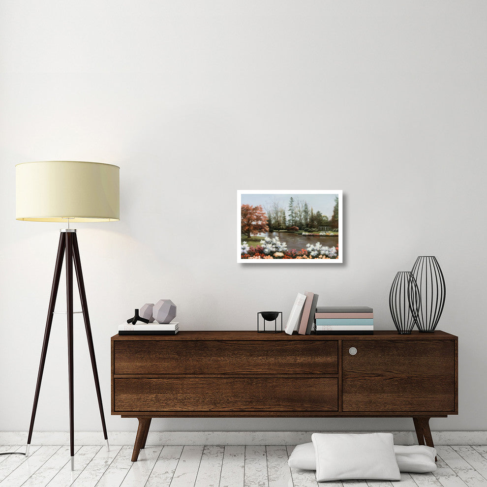 "Lakeside View" Digital Paper Print by Diane Romanello, 26"x18"