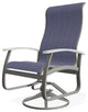 Belle Isle Sling Outdoor Swivel Rocker, Breeze/Snow