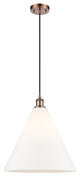 Innovations Lighting 516-1P-AC-GBC-161-LED Ballston Cone 1 Light 16" Pendant