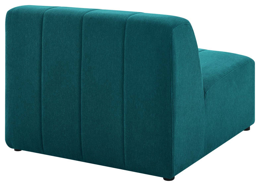Bartlett Upholstered Fabric Armless Chair