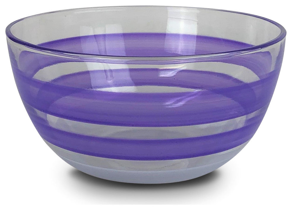 Retro Stripe Purple 6" Bowl