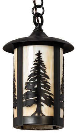 8 Wide Fulton Tall Pines Mini Pendant