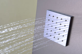 ANZZI Niagara 64 in. 2-Jetted Full Body Shower Panel in Brushed Steel