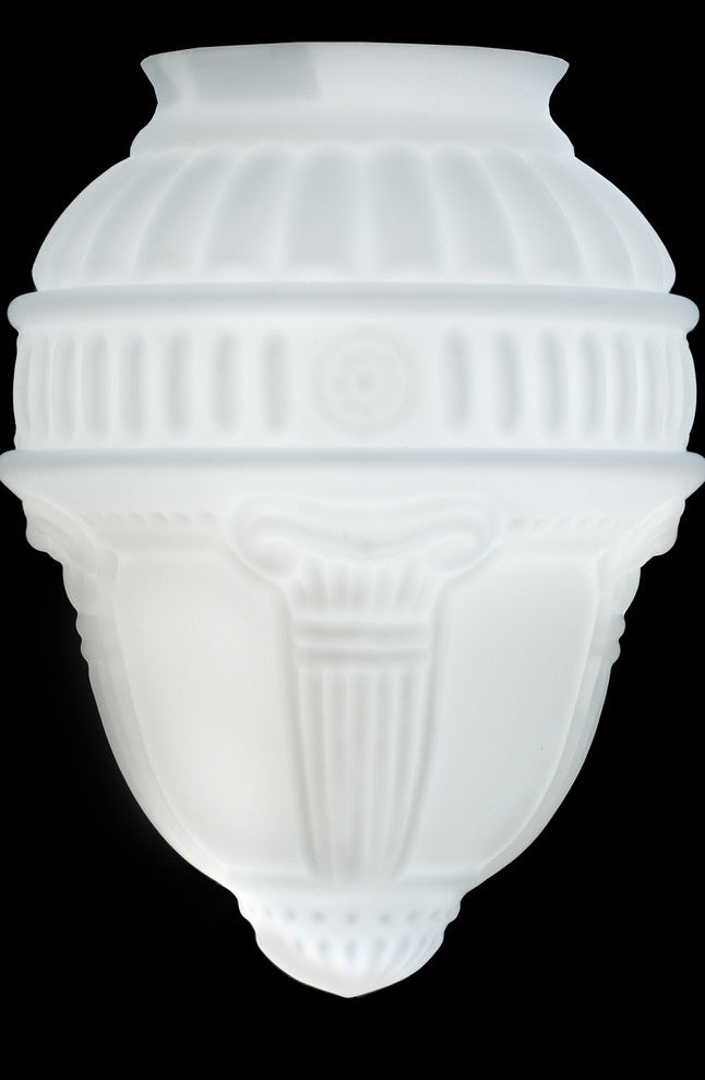 Meyda lighting 101465 5"W Colonnade Frosted 3.25" Neck Shade