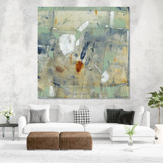 "Clash II" Fine Art Giant Canvas Print, 72"x72"