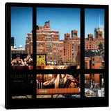 "Manhattan Buildings Window View" by Philippe Hugonnard, 12x12x1.5