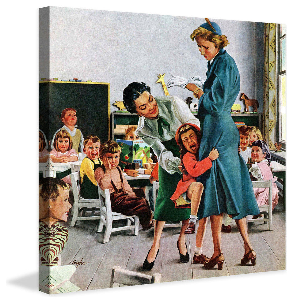 "Separation Anxiety" Painting Print on Canvas by George Hughes
