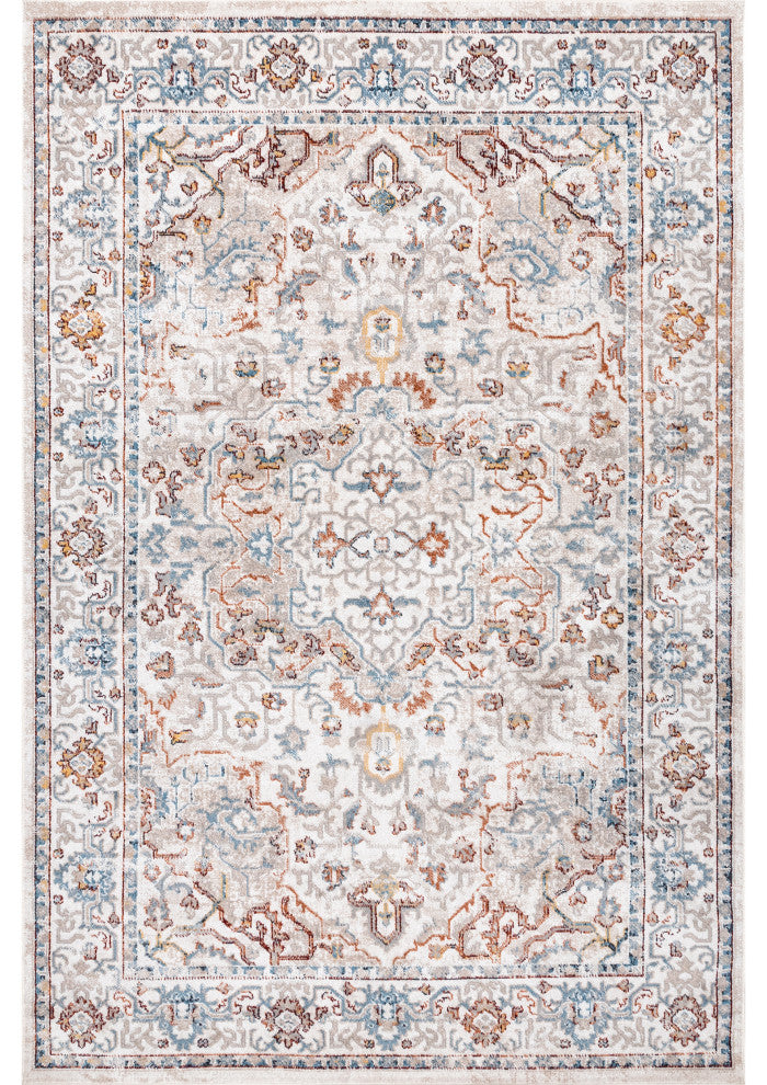 Nuloom Cady Machine Washable Transitional Area Rug, Beige 5'x7'6"