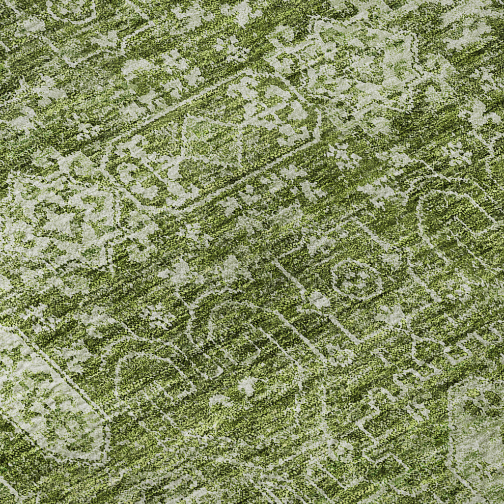 Premium Machine Washable Mayfield AMF637 Aloe 5' x 7'6" Rug