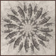 "Concentric Fish" Floater Framed Painting Print on Canvas, 40"x40"