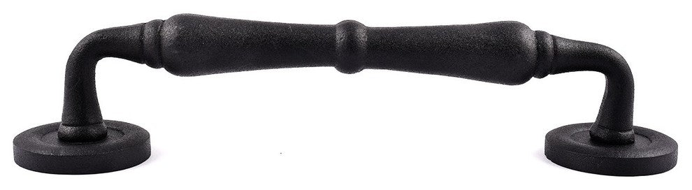 10 Door Pull Black Wrought Iron Spindle 9" H |