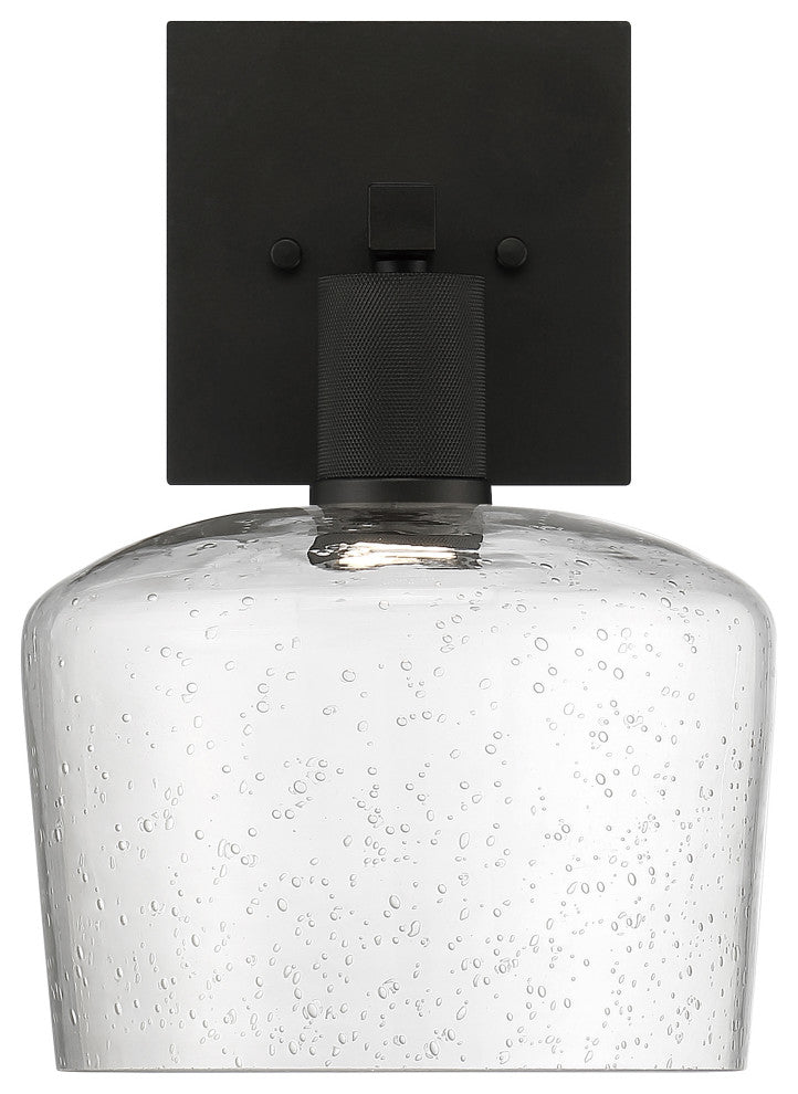 Access Port Nine 1-Light Chardonnay LED Wall Sconce Matte Black