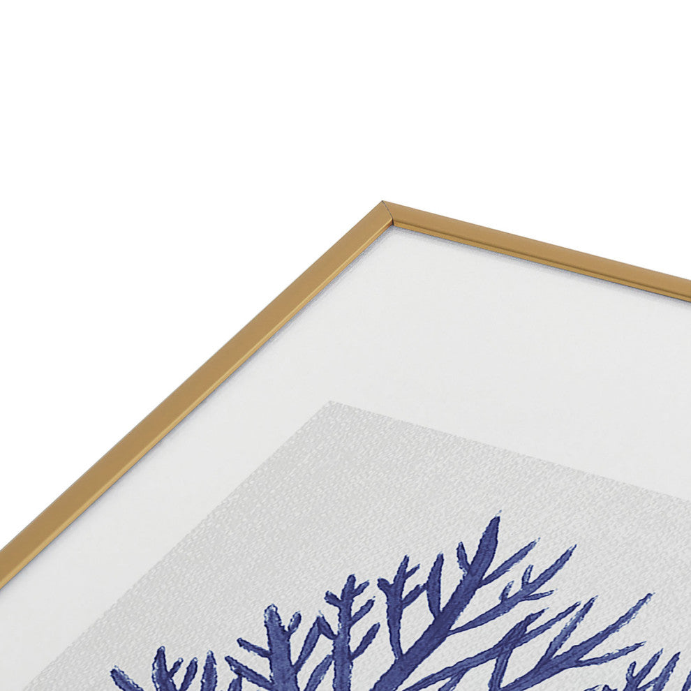 Gal Design Seaweed 9 Metal Framed Art Print