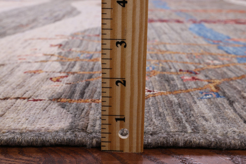 5' 8" X 7' 11" Persian Gabbeh Tribal Hand-Knotted Rug Q7304