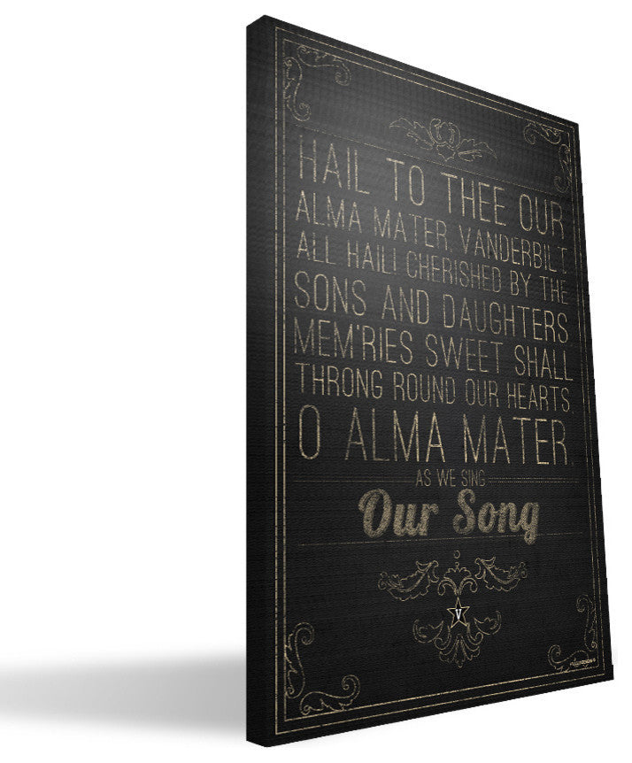 VAN Commodores Song Canvas Print, 16"x24"