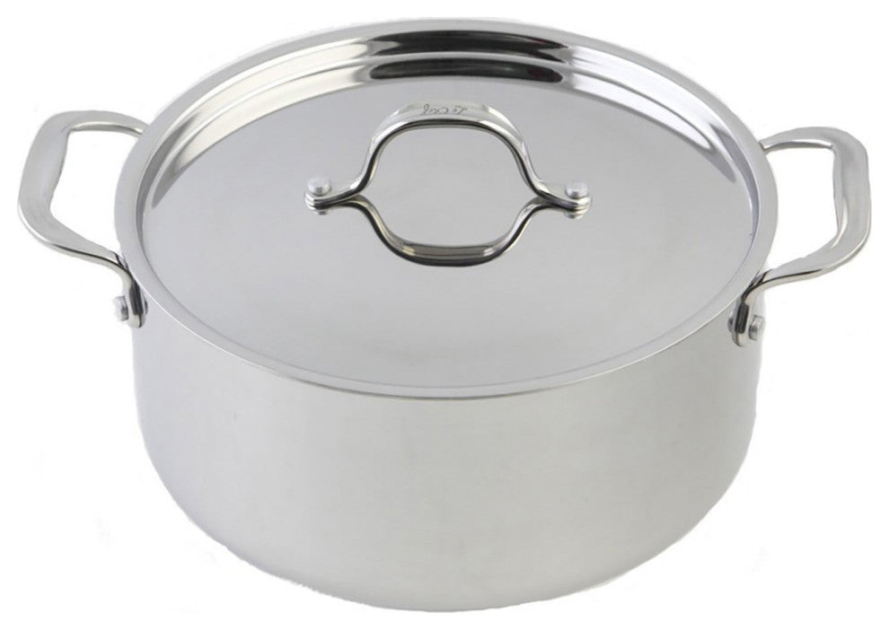 Le Chef 14-Piece Multi-Purpose Cookware Set, Orange and Silver.