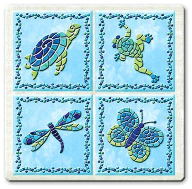 Confetti Peel and Stick Tiles, 4-Piece Set
