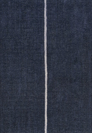 Linja Solid Centre Stripe Machine-Washable Area Rug, 3 X 5