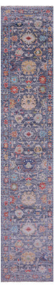 Turkish Oushak Hand Knotted Wool Runner Rug 2' 6" X 13' 3" - Q14980