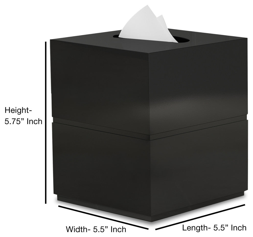 nu steel Loft Boutique Tissue Box Cover