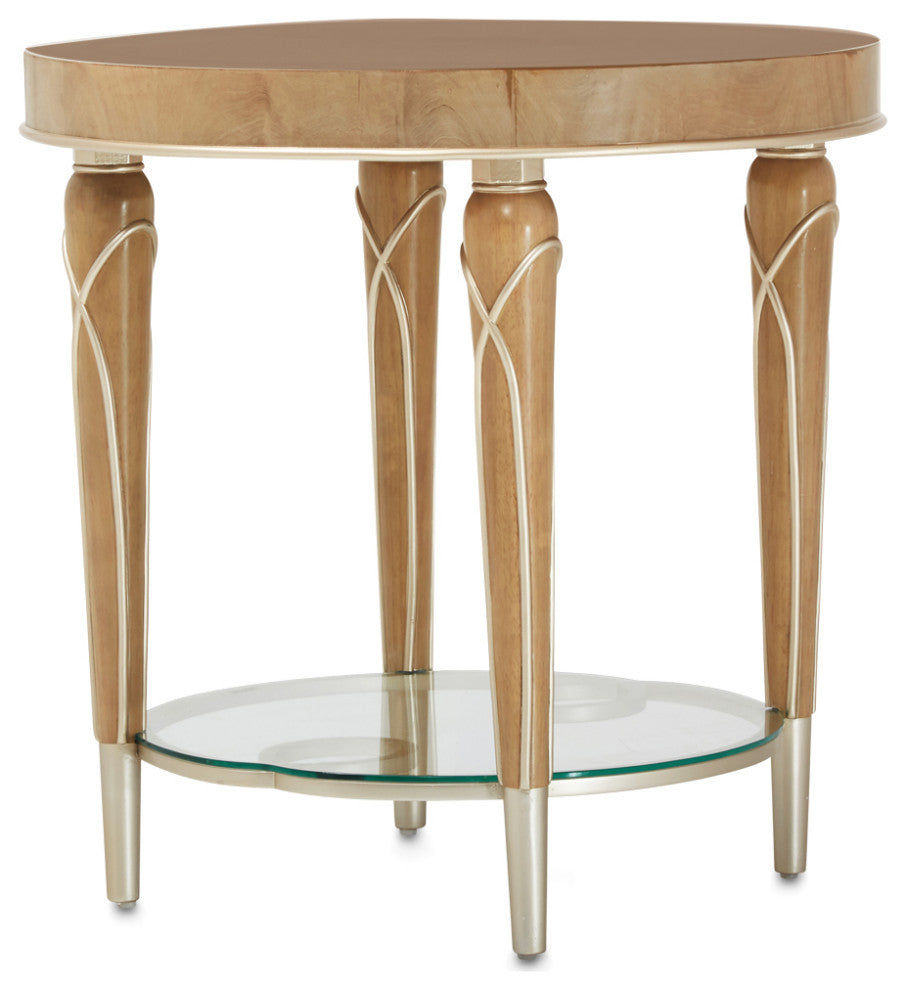 Villa Cherie End Table - Caramel