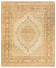 Eclectic, One-of-a-Kind Hand-Knotted Area Rug Ivory, 8'1"x10'4"