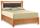 Monterey Upholstered Storage Bed, Autumn Cherry, Full, Ebony Leather