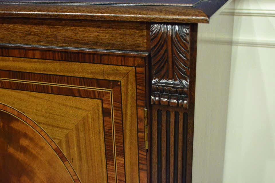 Mahogany Georgian Two Door Buffet by Leighton Hall