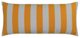 Outdoor Cafe Stripe Lumbar Pillow - Yellow