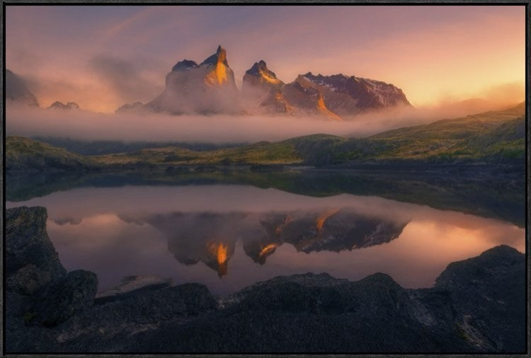"Eternity" Framed Canvas Giclee by Chris Moore, 37x25"