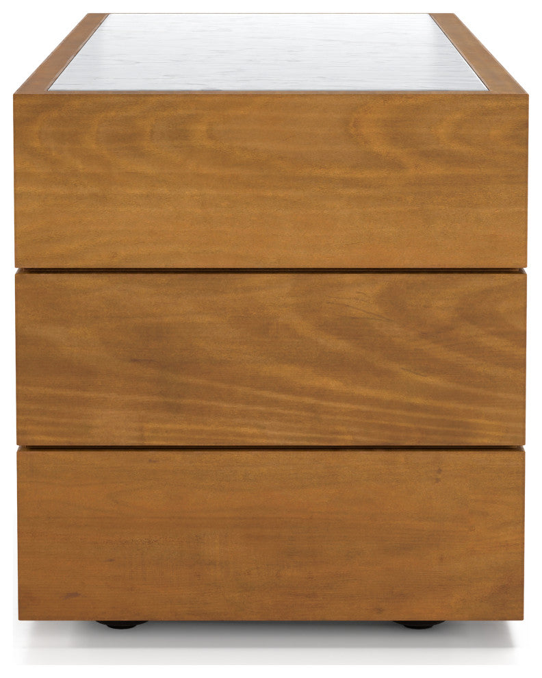 Grant Outdoor End Table-Natural Teak