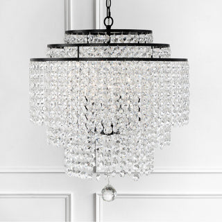 Gabrielle 6-Light Matte Black Chandelier