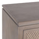 Windsor Three Drawer Chest Beige Bisque Finish Antique Brass Hardware
