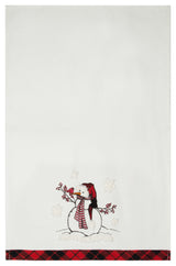Snowman Christmas Tea Towel, 17"x27"